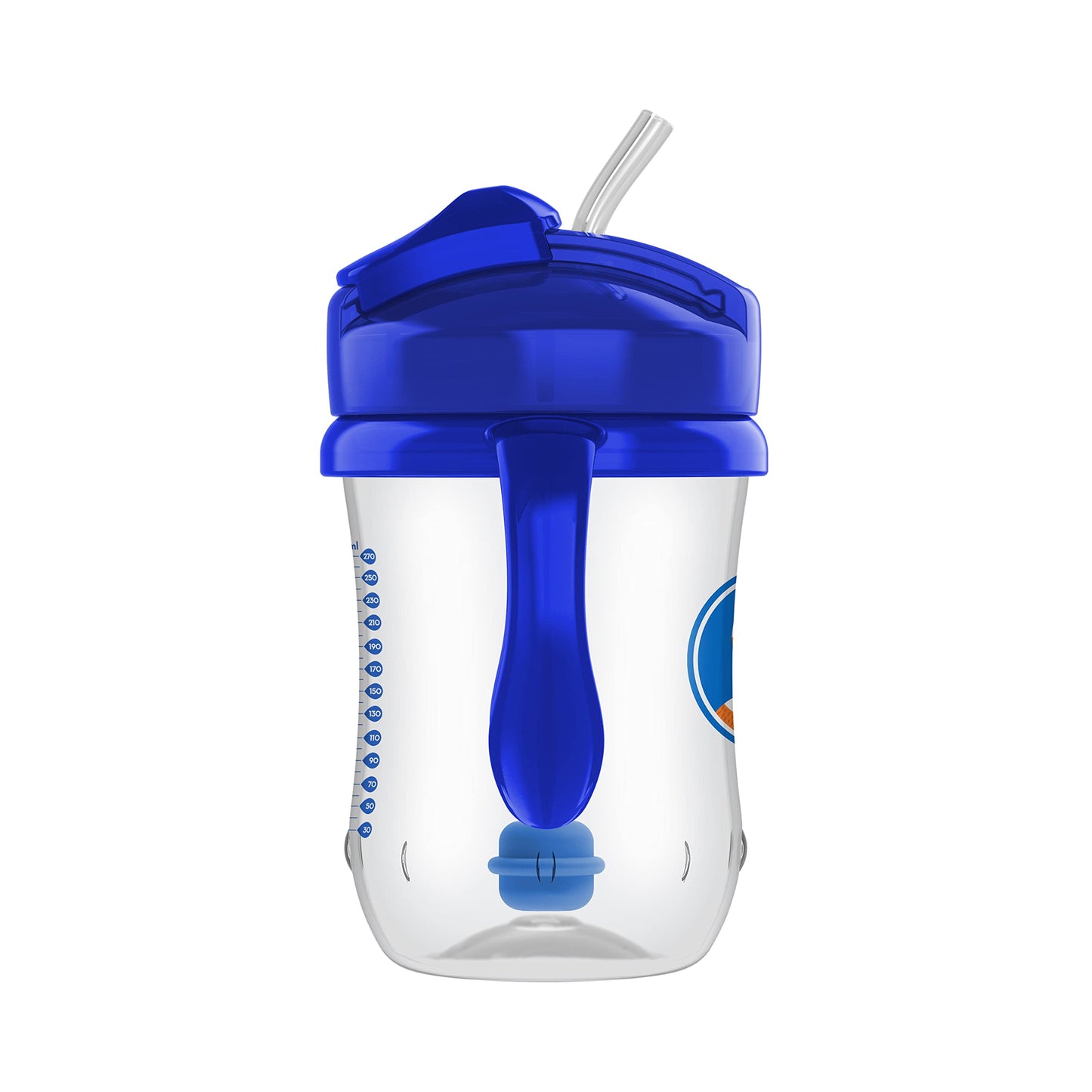 Dr. Brown's Milestones, Baby's First Straw Cup Sippy Cup with Straw, 6m+, 9oz/270ml, Coral, BPA Free