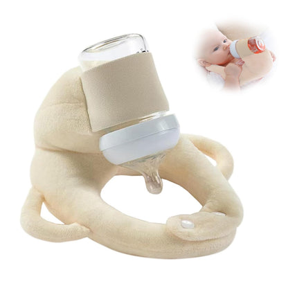 Baby Bottle Holder,Self Feeding Support Pad for Hands Free Bottle Feeding,Drying Rack Bottle (Grey)
