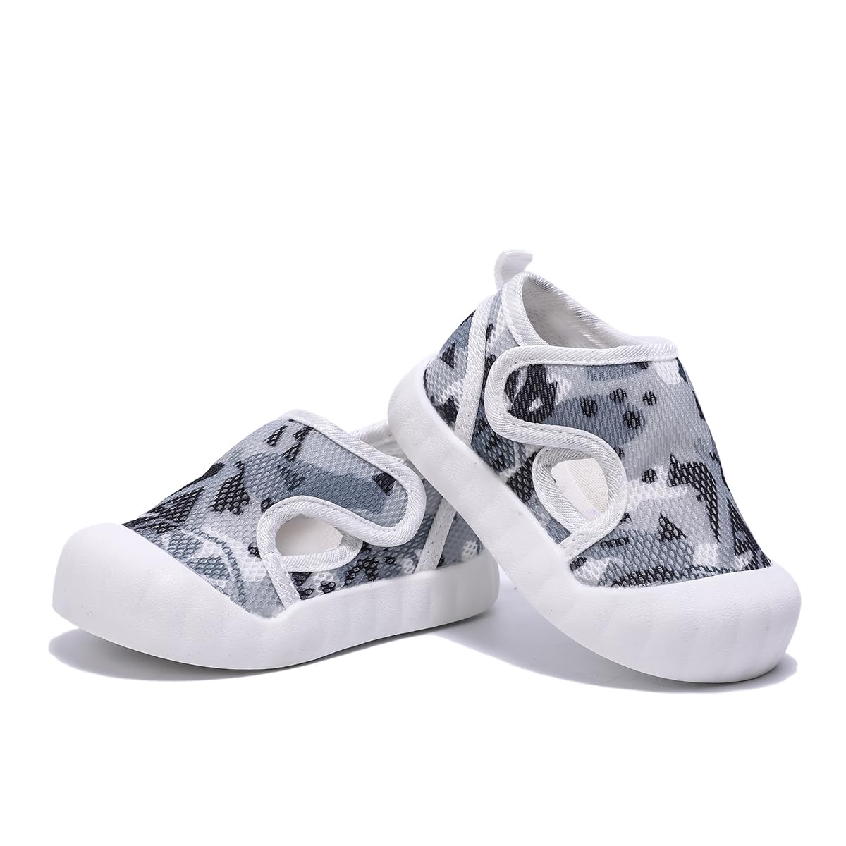 Baby Summer Sandals Breathable Mesh Rubber Sole Non-Slip Outdoor Shoes for Boys and Girls 9-30 Months