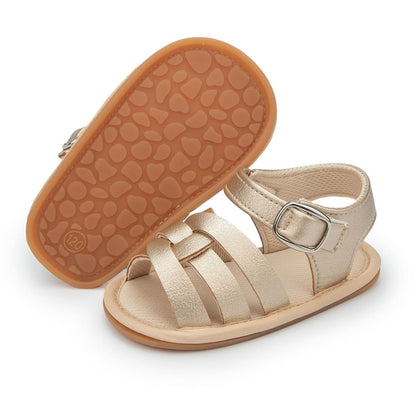 Babelvit Infant Baby Girl Boy Sandals Comfort Premium Summer Outdoor Casual Beach Shoes with Flower Bowknot Anti Slip Rubber Sole Newborn Toddler Prewalker First Walking Shoes
