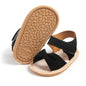 COSANKIM Baby Girl Sandals Rubber Sole Summer Outdoor Infant First Walker Crib Dress Shoes Baby Sandals