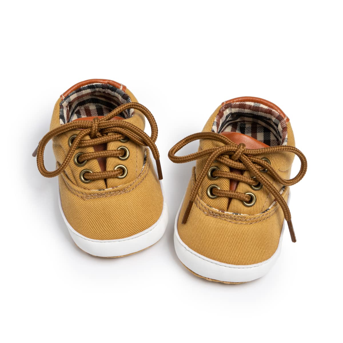 Morbido Infant Baby Boys Girls Canvas Sneaker Toddler Slip On Anti Skid Newborn First Walkers Candy Shoes for 0-18 Months
