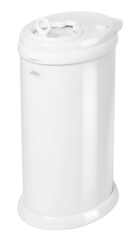 Ubbi Steel Odor Locking & Disposable Diaper Pail Plastic Bags, Single Pack, 25 Count, 13-Gallon Bags