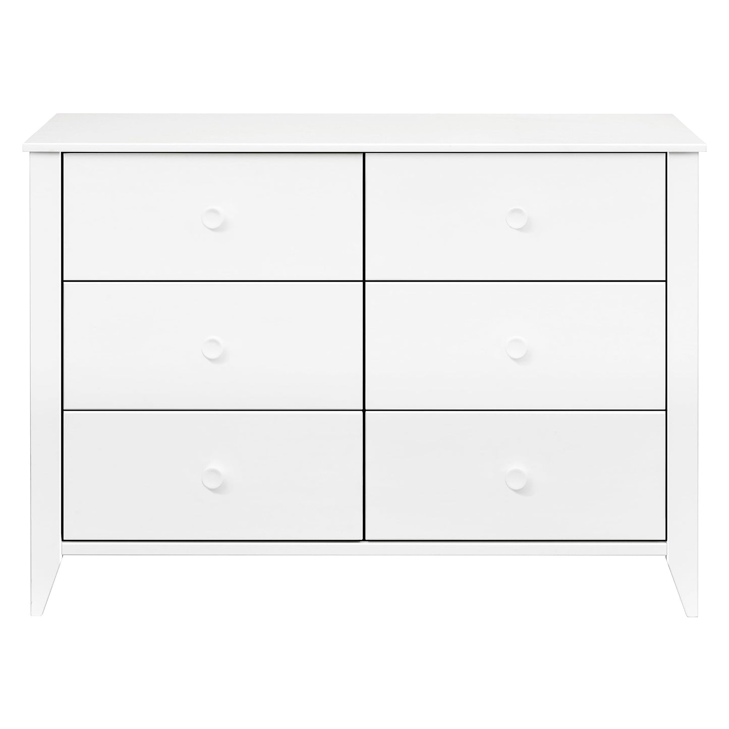 Babyletto Sprout 3-Drawer Changer Dresser with Removable Changing Tray in Washed Natural and White, Greenguard Gold Certified
