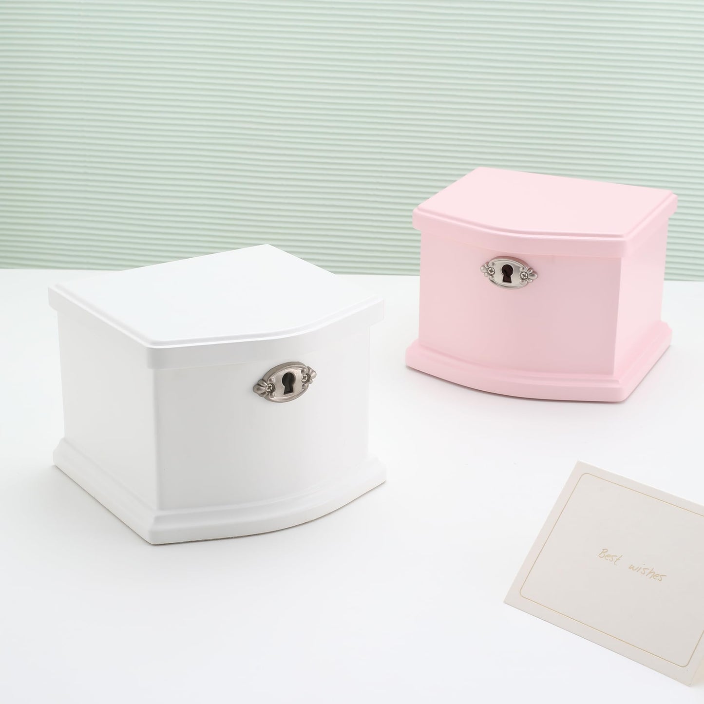 Medium Pink Ballerina Musical Jewelry Box with Mirror and Lock for Girls,Pink Kid's Jewelry Storage Music Chest,Gifts for Christmas,New Year and All Hoidays