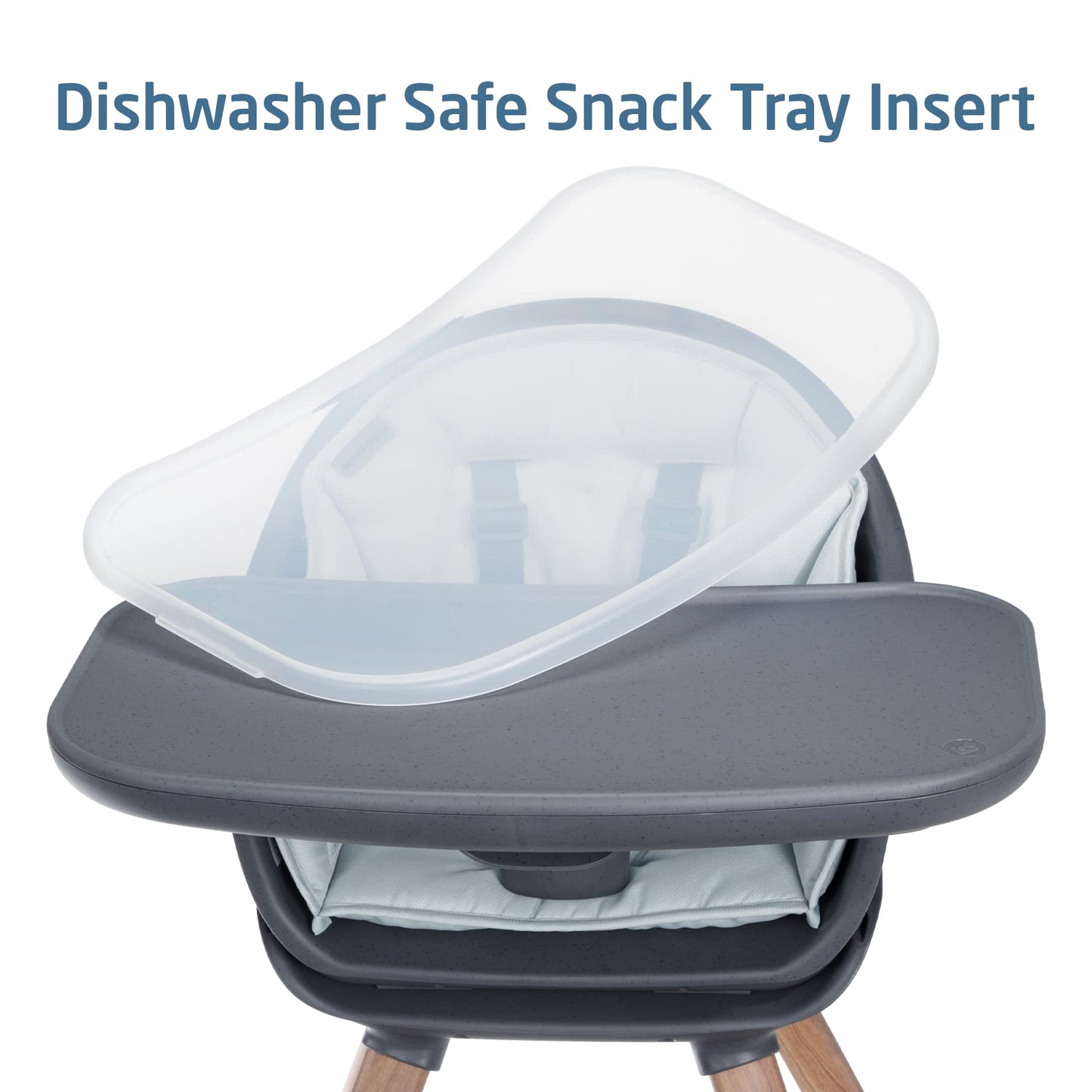 Maxi-Cosi Moa 8-in-1 High Chairs for Babies and Toddlers, Machine Washable Infant High Chair, Compact, Convertible High Chair Lightweight Design, Classic Slate