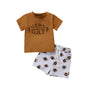 Kupretty Baby Boy Clothes Toddler Summer Outfit Short Sleeve T-Shirt Tee Tops Joggers Casual Shorts 2Pcs Clothing Set