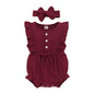 Renotemy Newborn Infant Baby Girl Clothes Rompers Summer Jumpsuits Short Sleeve Romper Infant Baby Clothes Girl
