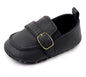 LONSOEN Baby Girls Boys Loafers Prewalker Dress Crib Shoes