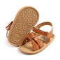 LAFEGEN Infant Baby Girls Summer Sandals Newborn Toddler First Walker Crib Dress Shoes