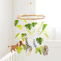 Baby Crib Mobile for Boys Girls| Boho Nursery Mobile| Gender Neutral Hand-Crocheted Mobile| Ceiling Mobile - Stars, Clouds, Moon