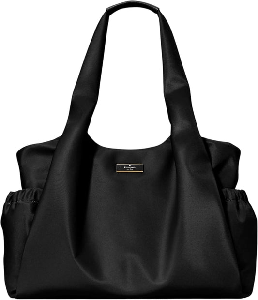 kate spade new york Carter Large Diaper Baby Bag Tote (Black)