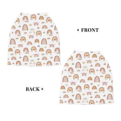 Cute Butterfly Baby Stuff Car Seat Covers Baby Multi-Use Car Seat Canopy Carrier Cover, Breathable Breastfeeding Cover Boys & Girls