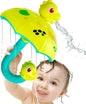 Sizobi Baby Bath Toys, Dinosaur Umbrella Bath Toy Sprinkler for Kids Toddler, Bathtub Spray Toy for Baby, Mold Free Bath Toys 2 3 4 5 6 Year Old Girl Boys Gifts, Bubbles Spinning & Sprinkler Effects