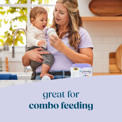 Pure Bliss by Similac Organic with A2 Milk Infant Formula, Easy to Digest, USDA-Certified Organic, Powder, 20.6-oz Tub