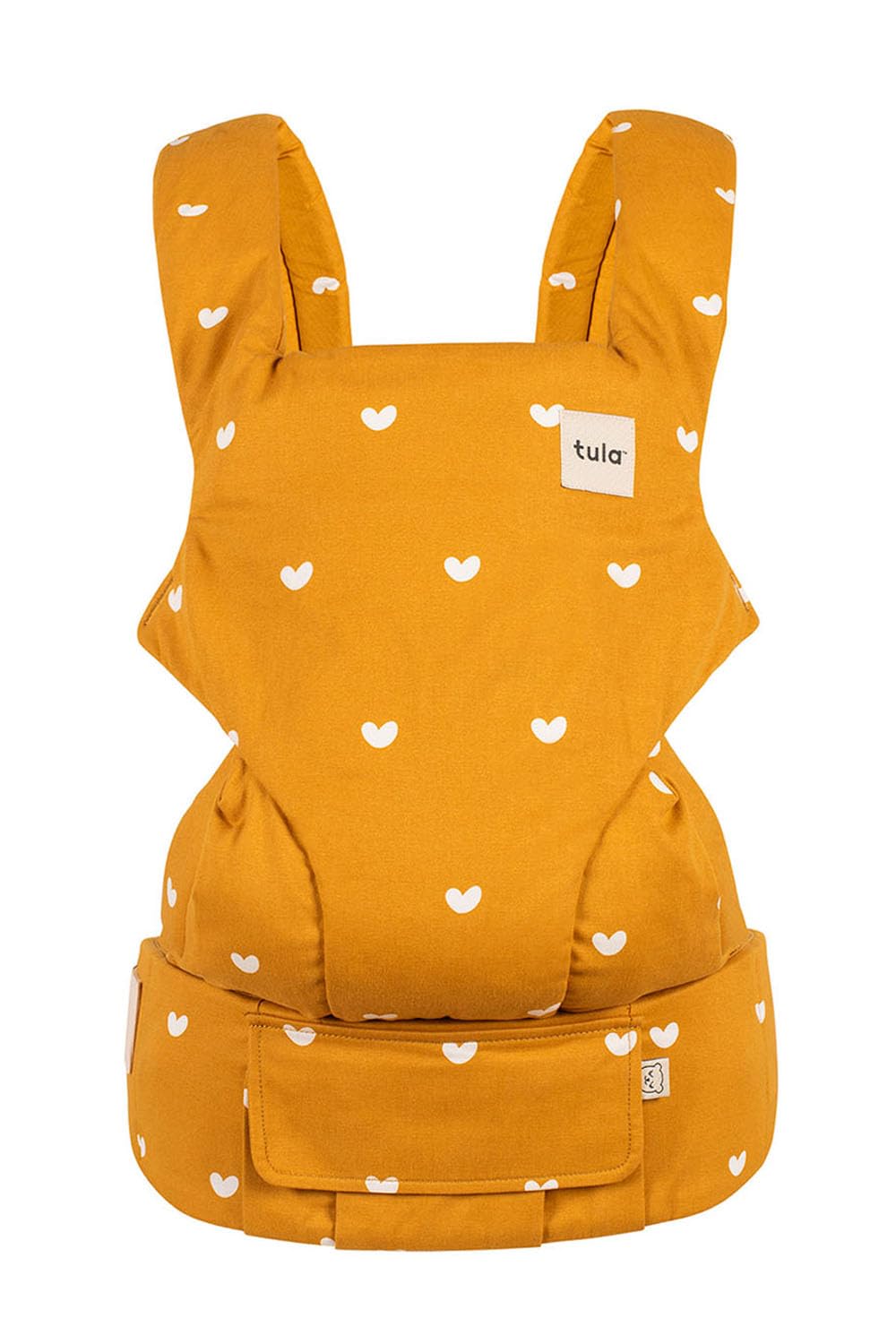 Baby Tula Explore Linen Baby Carrier 7 – 45 lb, Adjustable Newborn to Toddler Carrier, Multiple Ergonomic Positions Front and Back, Breathable and [Natural – Explore + Linen, Ash