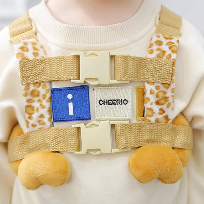 2 in 1 Monkey Toddler Safety Harness Backpack Children's Walking Leash Strap (giraffe)