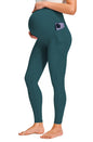 JOYSPELS Smooth Feeling Maternity Leggings Over The Belly with Pockets Workout Pregnancy Leggings