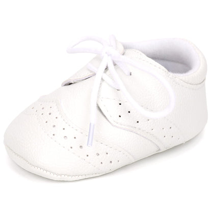 LONSOEN Baby Girls Boys Loafers Prewalker Dress Crib Shoes