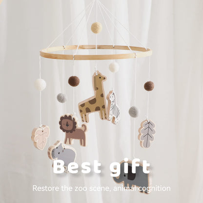 Baby Crib Mobile for Boys Girls| Boho Nursery Mobile| Gender Neutral Hand-Crocheted Mobile| Ceiling Mobile - Stars, Clouds, Moon