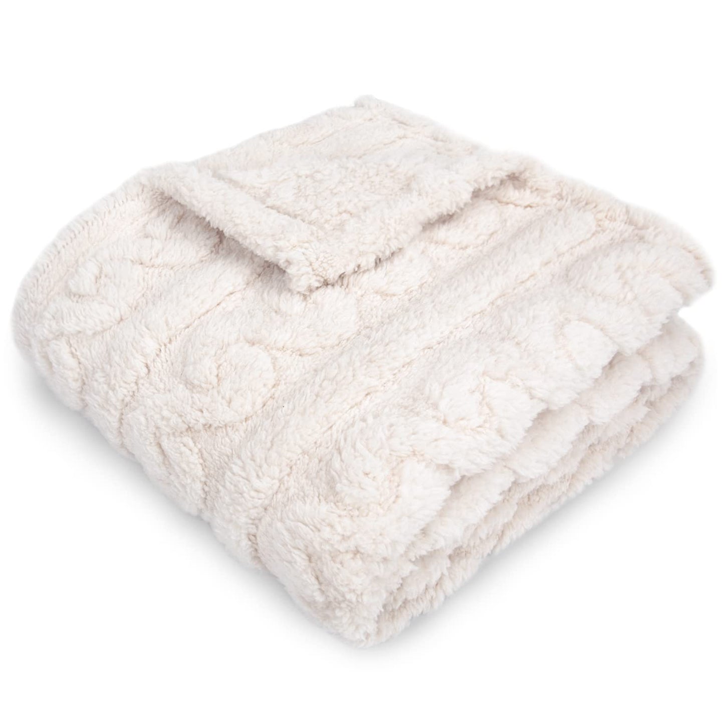 HOMRITAR Baby Blanket for Girls Toddlers 3D Fleece Fluffy Fuzzy Blanket for Baby, Soft Warm Cozy Fleece Blanket, Infant or Newborn Receiving Blanket 330GSM (30 x 40 Inch, Pink)