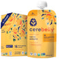 Cerebelly Organic Baby Food Pouches Variety Pack – Organic Veggie Purees for Toddlers | No Added Sugar, Fiber, Non-GMO | Blended Toddler Pouches | 4 Ounce BPA-Free Pouch | 4 Flavors | 8 Count