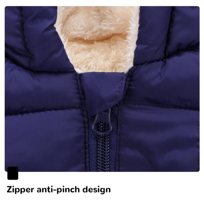 Newborn Baby Girls Fleece Outerwear Jacket Toddler Winter Coat Infant Clothes