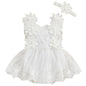 Mubineo Baby Girl Summer Clothes Lace Romper Skirt Dress Princess Outfits Sleeveless Flower Newborn Outfit