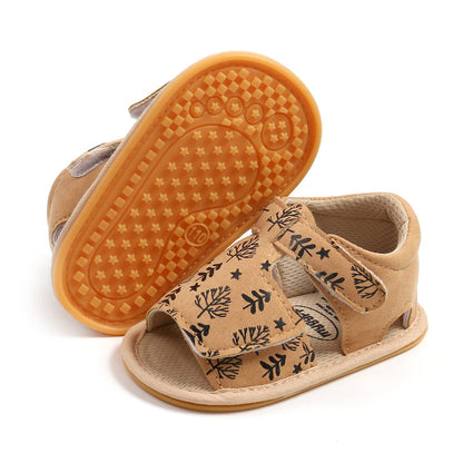 GAISUMMI Baby Girls Sandals Summer Bowknot Infant Crib Shoes Toddler Pu Leather Soft Rubber Sole First Walkers