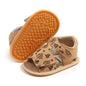 GAISUMMI Baby Girls Sandals Summer Bowknot Infant Crib Shoes Toddler Pu Leather Soft Rubber Sole First Walkers