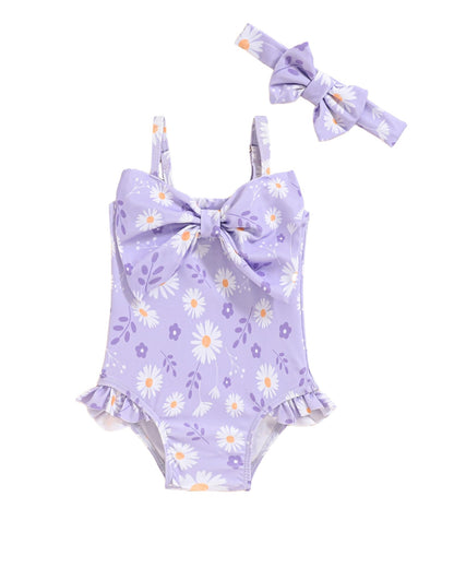 Mioglrie Toddler Baby Girl Swimsuit Infant Bathing Suits Summer Beach Swim Suit Newborn One Piece Swimwear for Girls