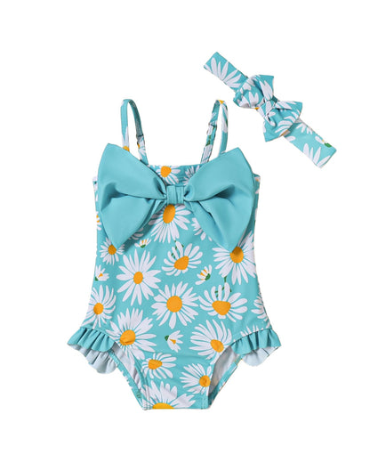 Mioglrie Toddler Baby Girl Swimsuit Infant Bathing Suits Summer Beach Swim Suit Newborn One Piece Swimwear for Girls