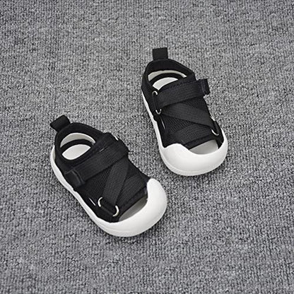 OAISNIT Baby Boys Girls Sports Sandals Lightweight Anti-Slip Rubber Sole Beach Aquatic Water Shoes Summer Toddler First Walking Shoe
