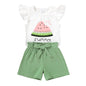 YOUNGER TREE Toddler Baby Girls Clothes Sunflower T-shirt + Bowknot Shorts with Cute Summer Girl Clothes Set