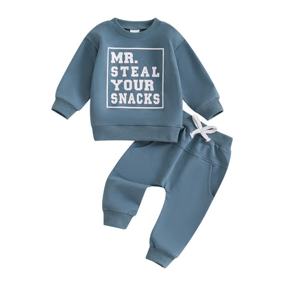 Toddler Baby Boy Summer Clothes Letter Print Short Sleeve Shirt Tops and Shorts Set Summer Outfit 2Pcs