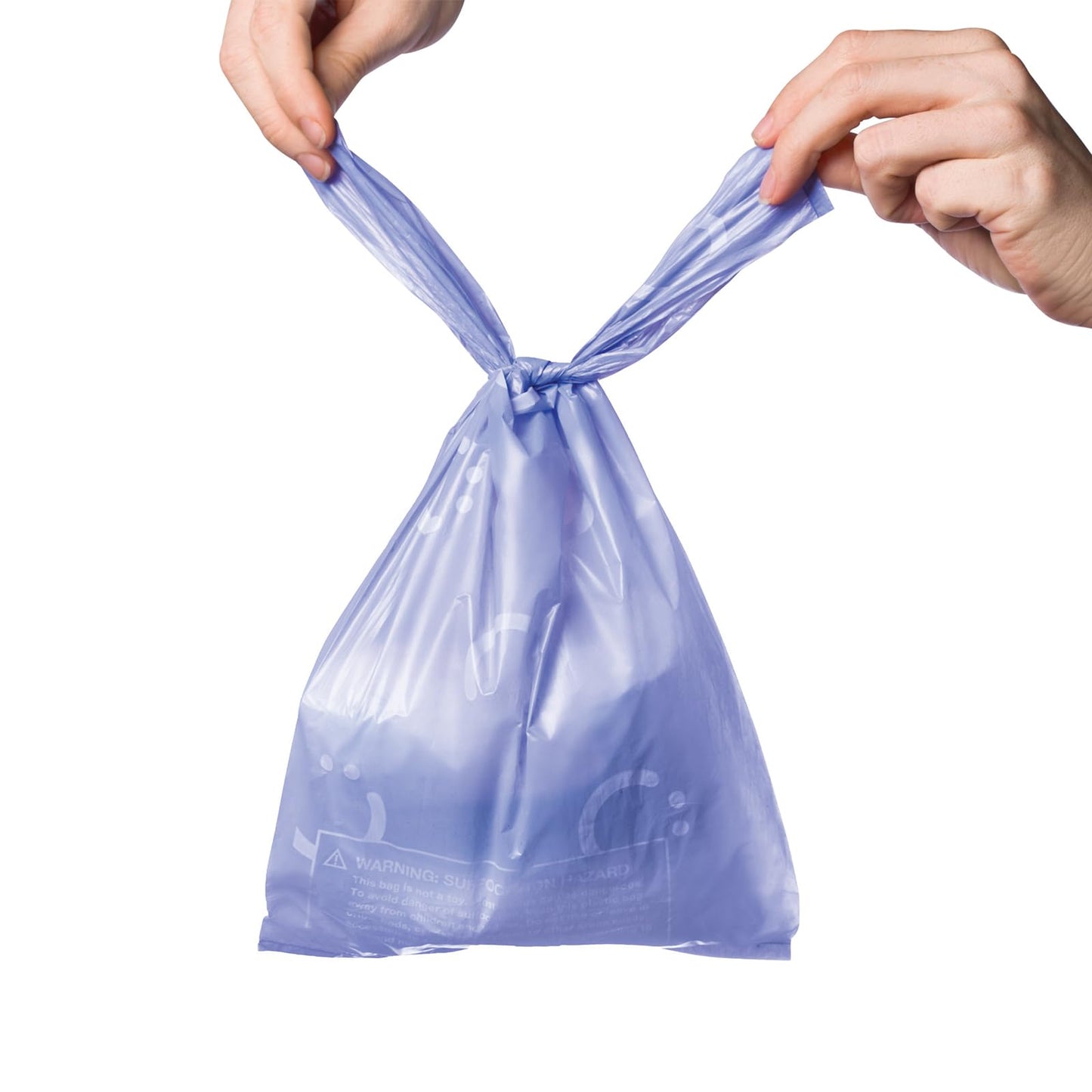 Ubbi Disposable Nappy Sacks, Lavender Scented, Easy-To-Tie Tabs, Baby Diaper Disposal or Pet Waste Bags, Value Pack, 400 Count