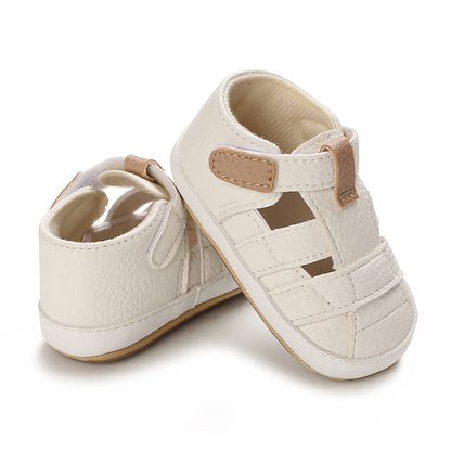 SOFMUO Baby Girls Boys Sparkly Bowknot Sandals Premium Soft Anti-Slip Rubber Sole Infant Summer Outdoor Shoes Toddler First Walkers