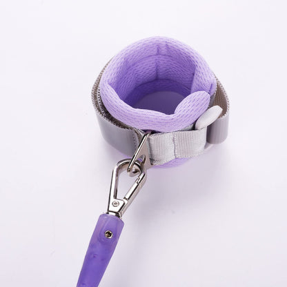 Toddlers Leash + Anti Lost Wrist Link Child Kids Safety Harness Kids Walking Wristband Assistant Strap Belt for Girl Pink Christmas Gift