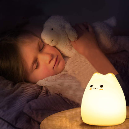 ZKLiLi Shark Night Light for Kids, Shark Lights for Boys & Girls - Christmas Gifts, Kids & Teens Room Decor, Silicone Animal Night Lamp Gift