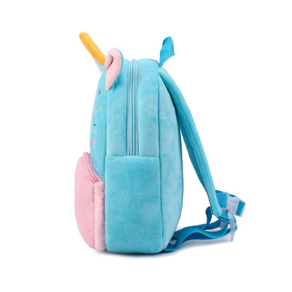 Toddler Backpack for Boys and Girls, Cute Soft Plush Animal Cartoon Mini Backpack Little For Kids 2-6 Years (Cows)