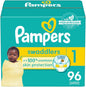Pampers Baby Diapers - Swaddlers - Size 1, 198 Count, Ultra Absorbent Disposable Infant Diaper
