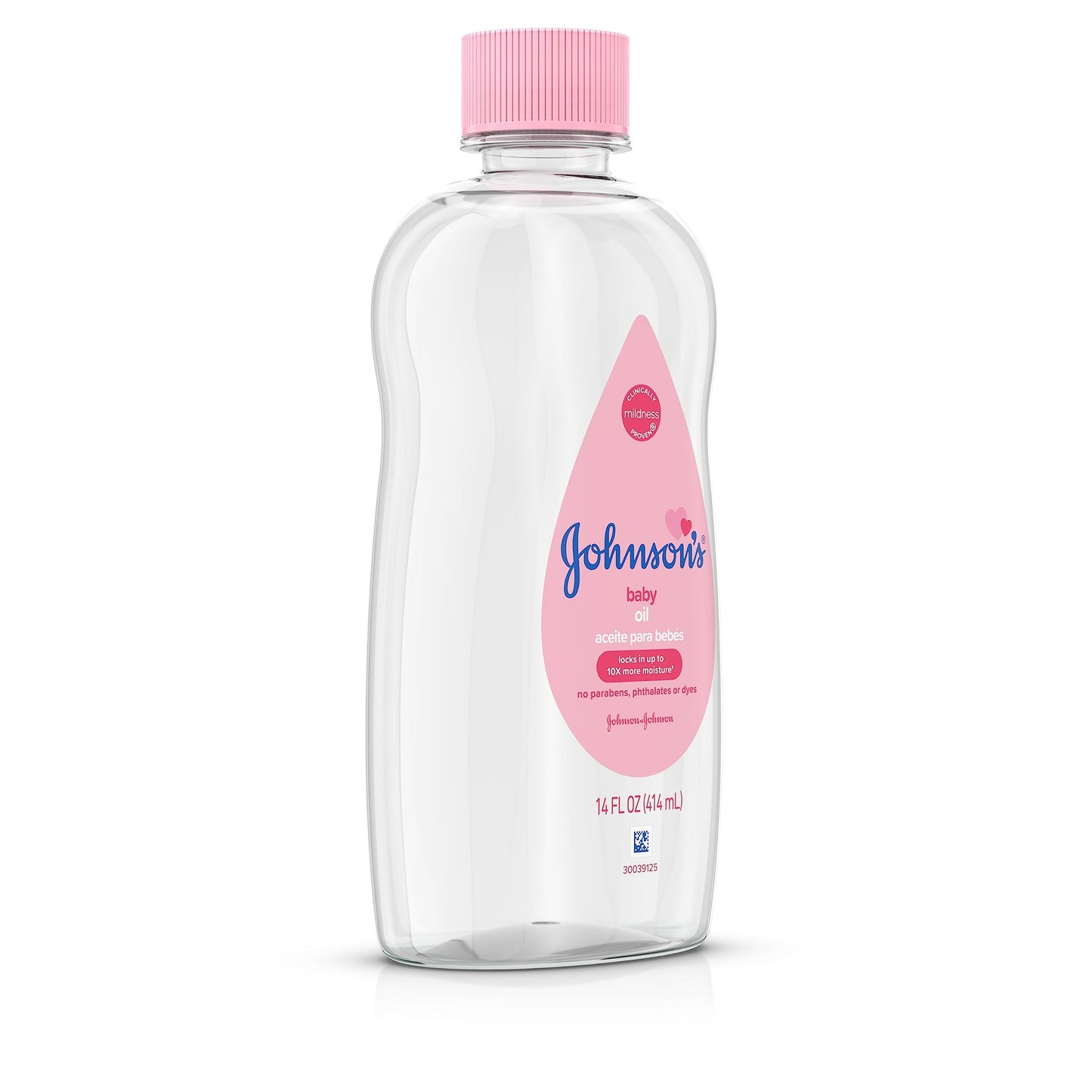 Johnson's Baby Oil, Pure Mineral Oil to help Prevent Moisture Loss for baby, Kids & Adults, Gentle & Soothing Baby Massage Oil for Dry Skin Relief, Original Scent, 14 fl. oz(Pack of 6)