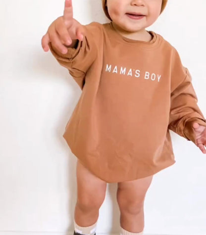 VISGOGO Newborn Infant Baby Boy Girls Oversized Romper Little Dude Sweater Onesie Coming Home Outfit Neutral Clothes
