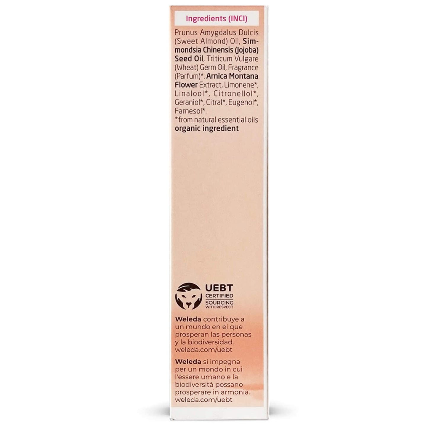 Weleda Stretch Mark Pregnancy Massage Oil, 3.4 Fluid Ounce, Plant Rich Oil with Vitamin E, Sweet Almond, Jojoba and Arnica Oils