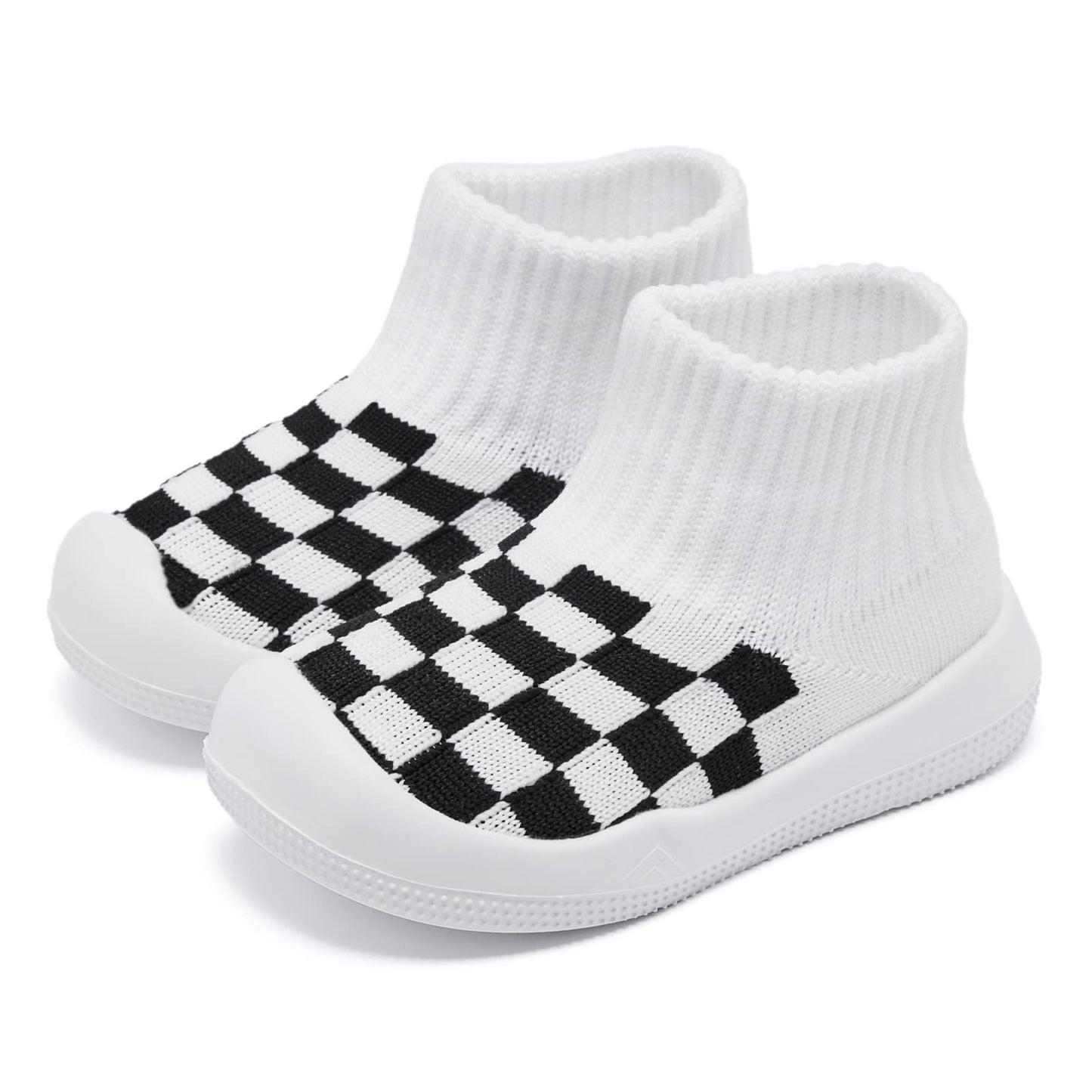 Eashi Baby Boy Girl Non-Skid Indoor Infant Walking Shoes Breathable Warm Elastic Sock Shoes with Memory Sole Protect Toes Outdoor Sneakers
