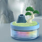 Landscape Night Light Humidifier with 2 Mist Modes, 320mL Large Tank Whisper-Quiet for Baby/Nursery/Office, Portable Mini Air Moisturizer