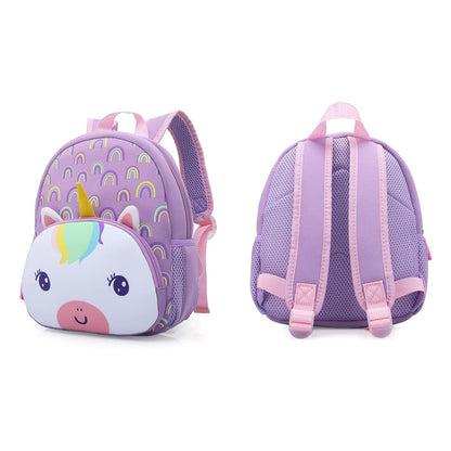 KK CRAFTS Preschool Backpack Toddler Neoprene Animal Schoolbag Lunch backpack for Kids Boys Girls(Dinosaur)