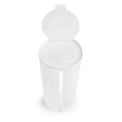 Munchkin® Toss™ Portable Disposable Diaper Pail, Holds up to 150 Newborn Diapers, 5 Pack, White