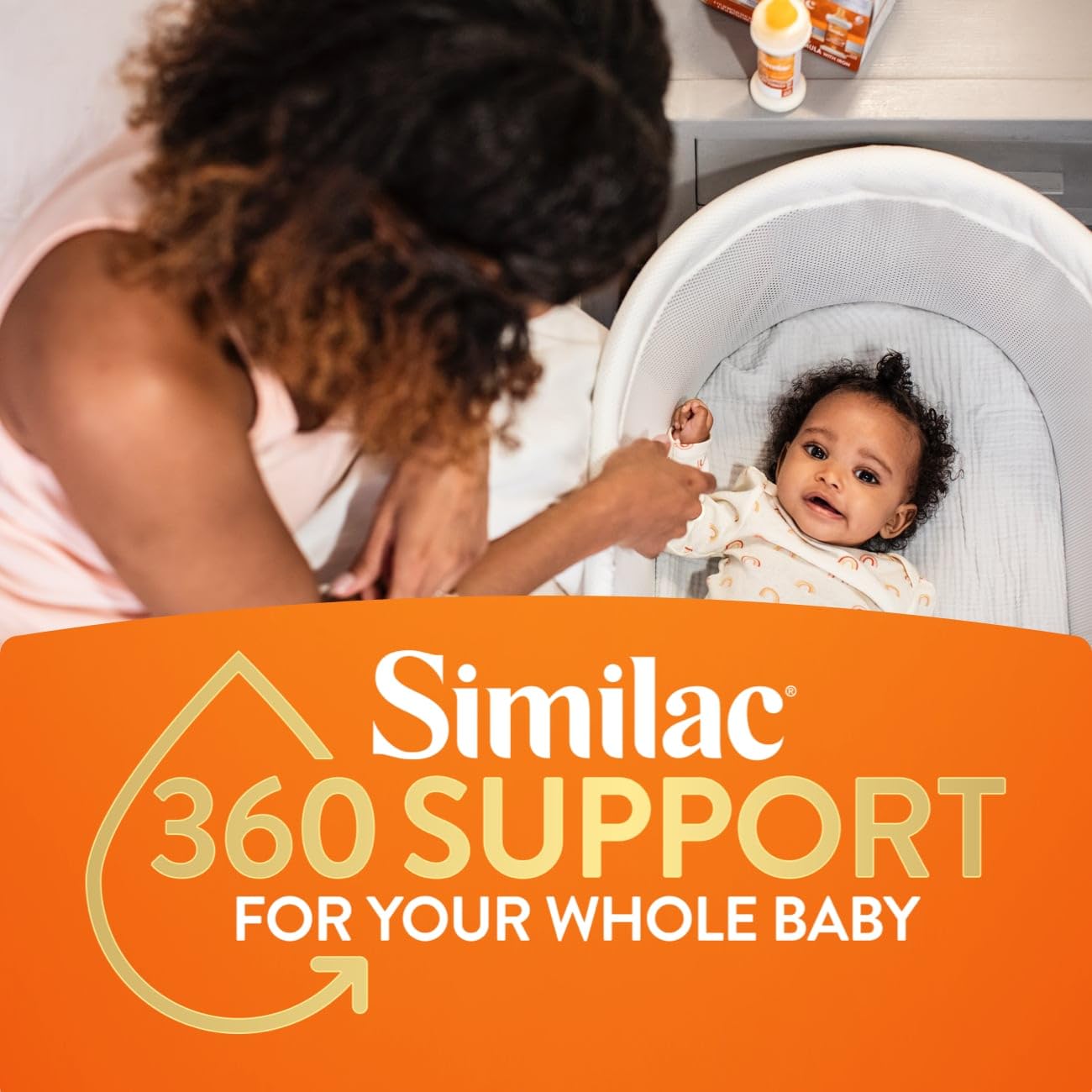 Similac 360 Total Care Sensitive Infant Formula for Fussiness & Gas Due to Lactose Sensitivity, Has 5 HMO Prebiotics, Non-GMO, Baby Formula, Ready to Feed, 8-fl-oz Bottle, Pack of 24