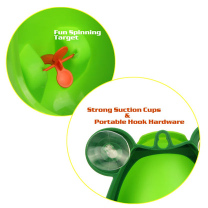 Cute Frog Potty Training Urinal for Boys with Funny Aiming Target - Coffee